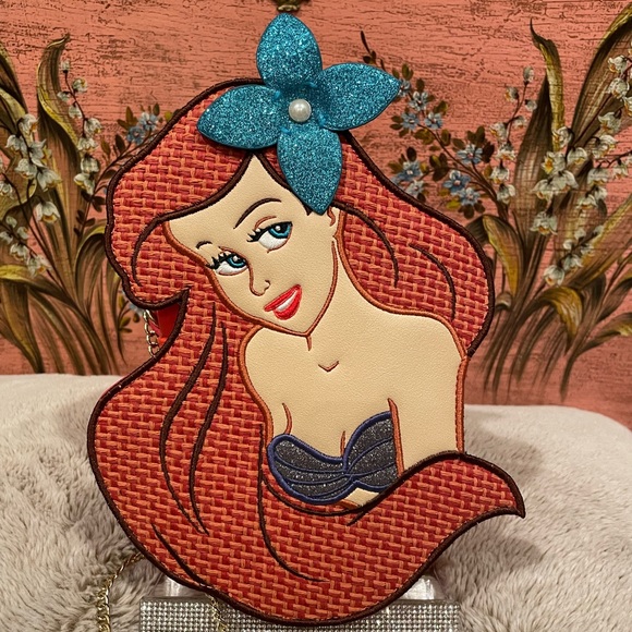 Danielle Nicole Disney The Little Mermaid Ariel Crossbody Bag - Picture 1 of 5